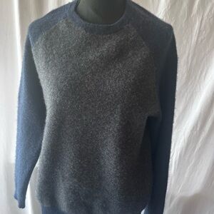 Men's Navy‎ and Charcoal Crewneck Sweater